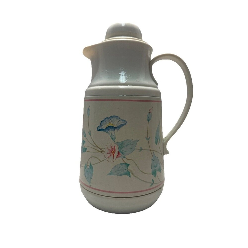 Vintage Phoenix Floral Thermos Jug Pitcher